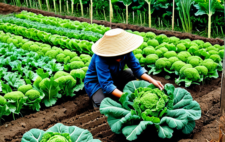 유기농 정원에서의 식물 선택 가이드 - Tropical Fruit Garden**

A lush, vibrant home garden in Vietnam overflowing with tropical fruit tree...